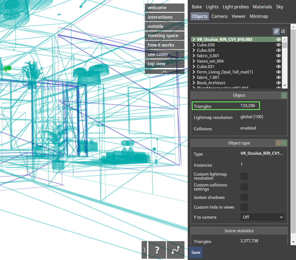 How to optimize scene geometry Help Center Shapespark